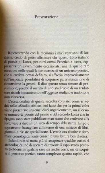 POESIE INEDITE (1917-1925). TESTO ORIGINALE A FRONTE. A CURA DI …