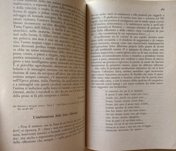 POETI E PROSATORI ITALIANI NELLA CRITICA