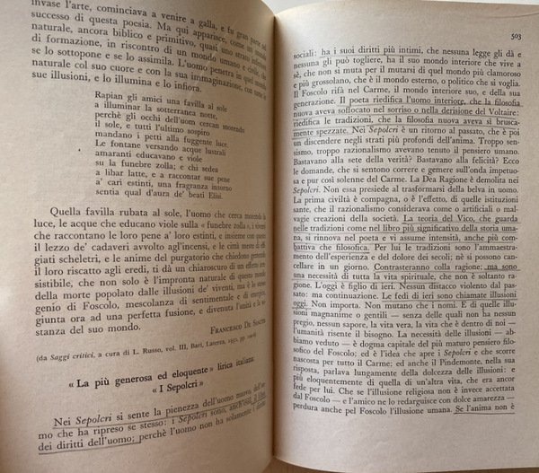 POETI E PROSATORI ITALIANI NELLA CRITICA