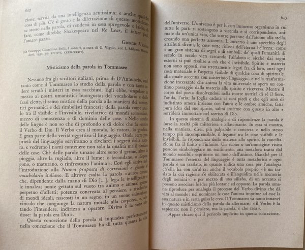 POETI E PROSATORI ITALIANI NELLA CRITICA