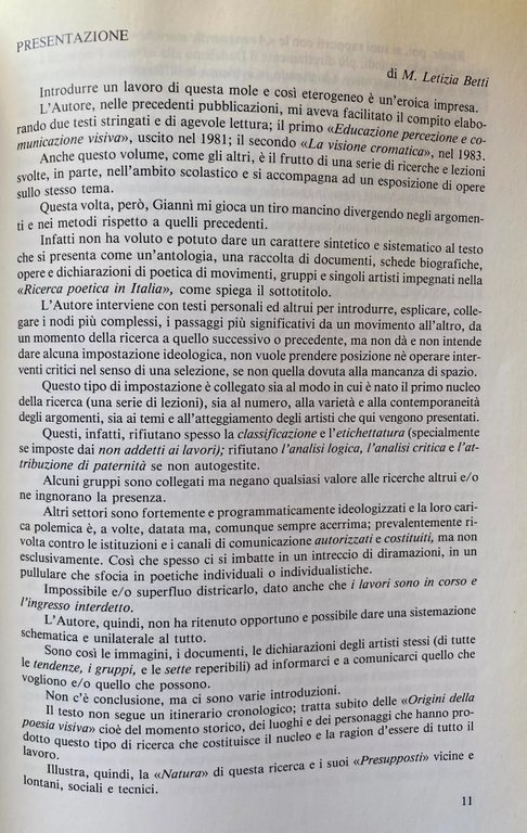 PÓIESIS (POIESIS) RICERCA POETICA IN ITALIA