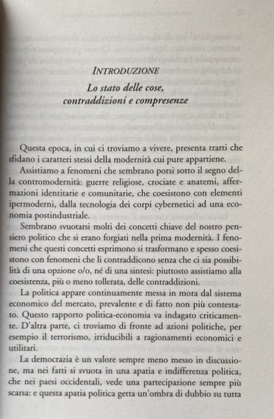 POLITICA, IDENTITÀ, POTERE. IL LESSICO POLITICO ALLA PROVA DELLA GLOBALIZZAZIONE