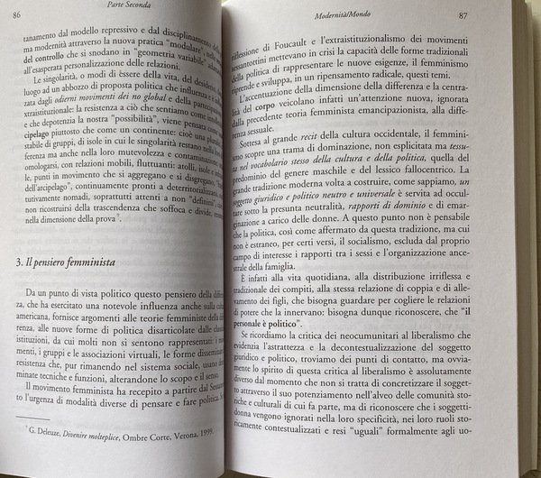 POLITICA, IDENTITÀ, POTERE. IL LESSICO POLITICO ALLA PROVA DELLA GLOBALIZZAZIONE