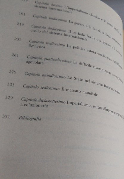 POLITICA INTERNAZIONALE. STORIA E TEORIA