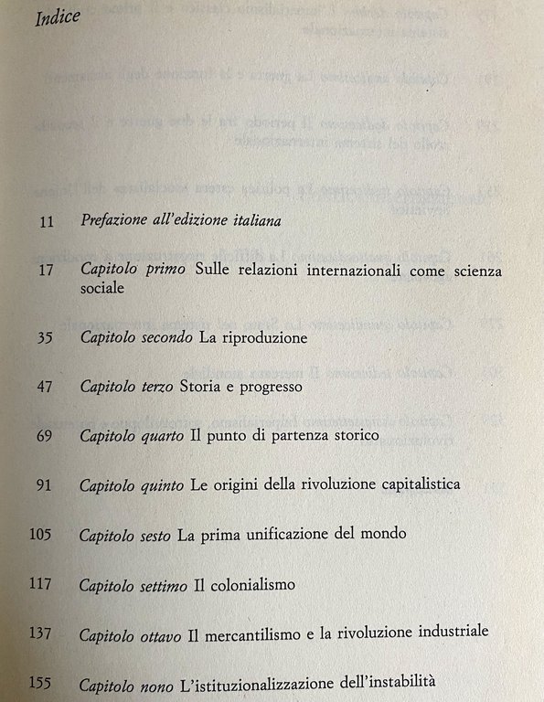 POLITICA INTERNAZIONALE. STORIA E TEORIA