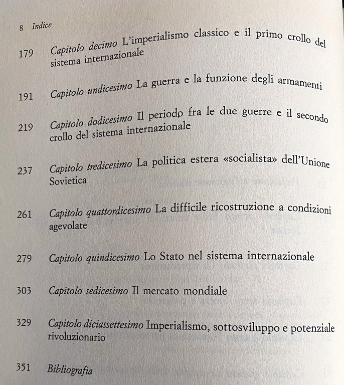 POLITICA INTERNAZIONALE. STORIA E TEORIA