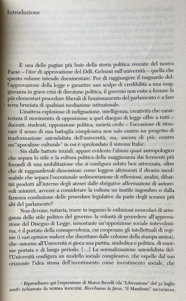 PREFERISCO DI NO. I RICERCATORI INDISPONIBILI E LA RIFORMA EPOCALE. …