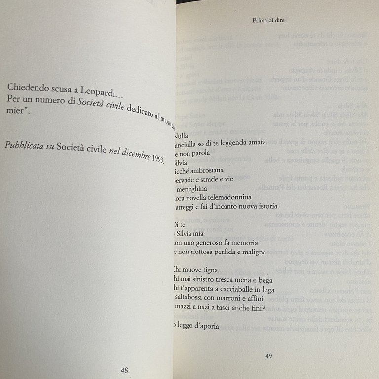 PRIMA DI DIRE CANTATE. DALLA CADUTA DEL MURO DI BERLINO …