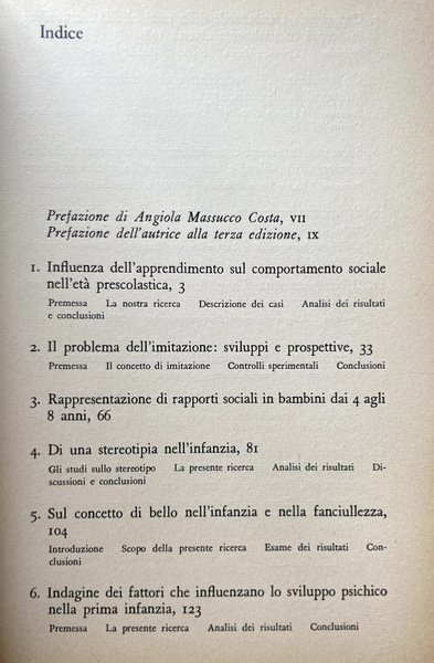 PROBLEMI DI PSICOLOGIA INFANTILE: RICERCHE SPERIMENTALI (TERZA EDIZIONE AMPLIATA)