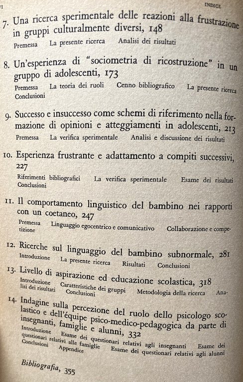 PROBLEMI DI PSICOLOGIA INFANTILE RICERCHE SPERIMENTALI (TERZA ED. AMPLIATA)