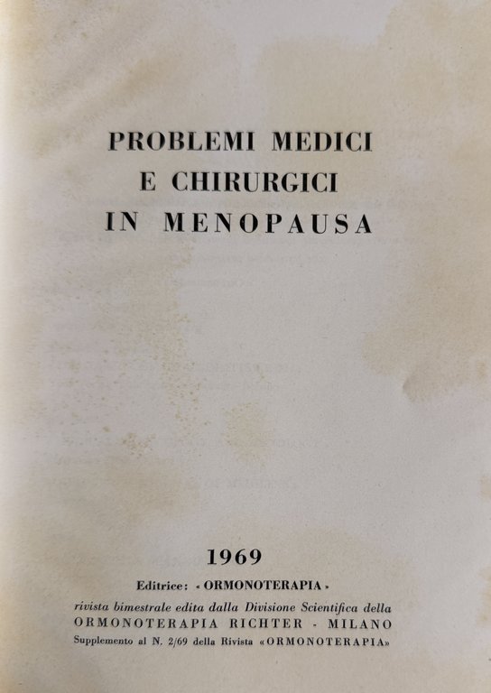 PROBLEMI MEDICI E CHIRURGICI IN MENOPAUSA | Immagine Gallery 5