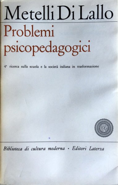PROBLEMI PSICOPEDAGOGICI. SCUOLA E LINGUAGGIO