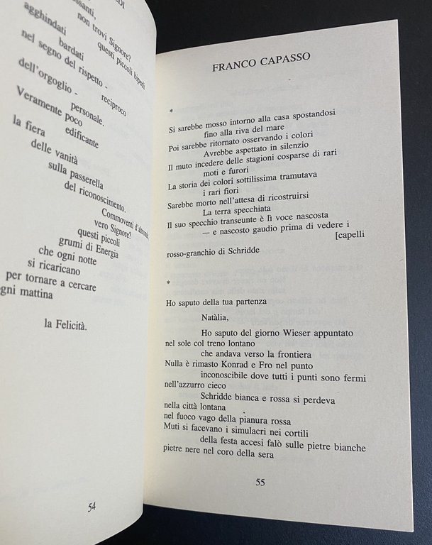 PROGETTO DI CURVA E DI VOLO. CENTO (E PIÙ) POETI …