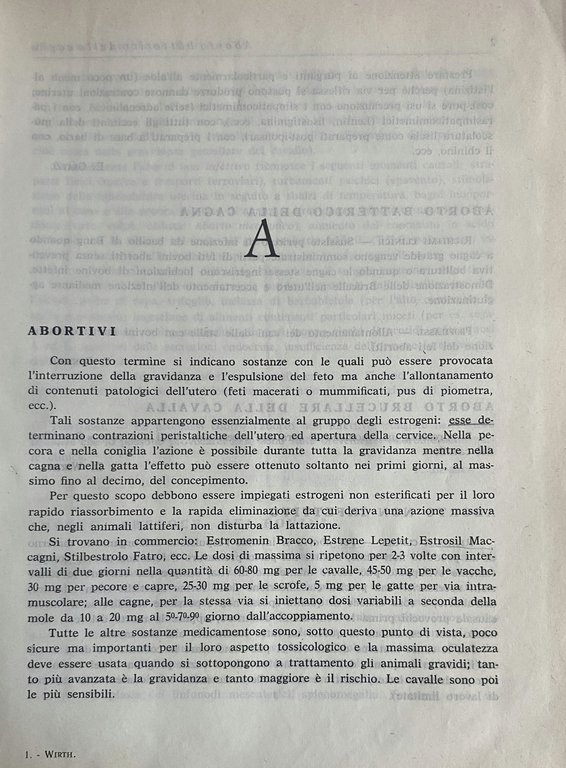 PRONTUARIO DEL MEDICO VETERINARIO. Terapia medica, chirurgica, ostetrico-ginecologica e delle …