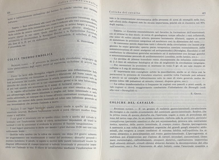 PRONTUARIO DEL MEDICO VETERINARIO. Terapia medica, chirurgica, ostetrico-ginecologica e delle …