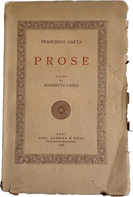 PROSE. A CURA DI BENEDETTO CROCE | Immagine Gallery 3