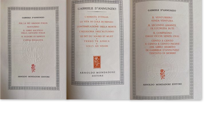 PROSE DI RICERCA, DI LOTTA, DI COMANDO, DI CONQUISTA, DI …