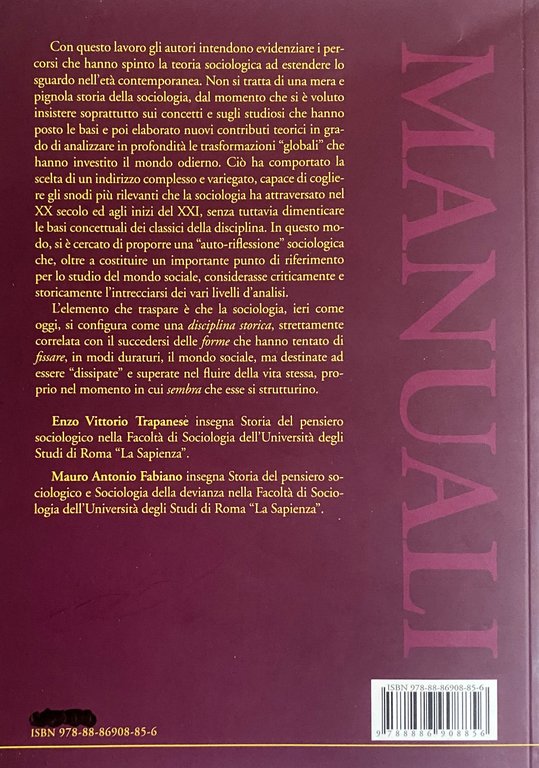 PROSPETTIVE SOCIOLOGICHE. TENDENZE DELLA SOCIOLOGIA CONTEMPORANEA