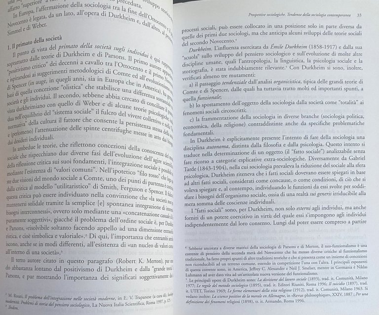 PROSPETTIVE SOCIOLOGICHE. TENDENZE DELLA SOCIOLOGIA CONTEMPORANEA
