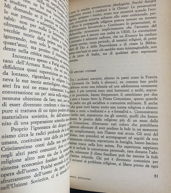 PSICANALISI DELL'ATEISMO MODERNO