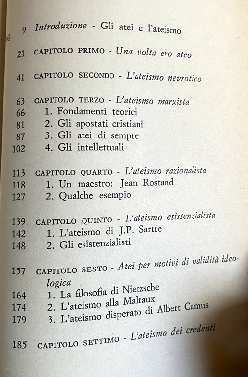 PSICANALISI DELL'ATEISMO MODERNO
