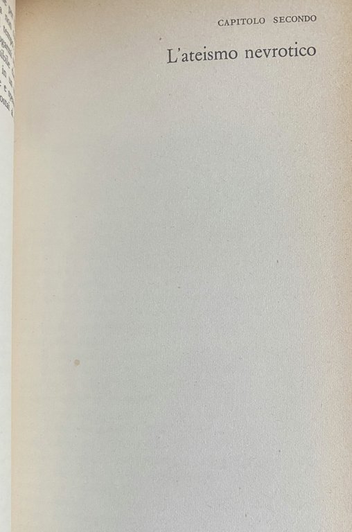 PSICANALISI DELL'ATEISMO MODERNO