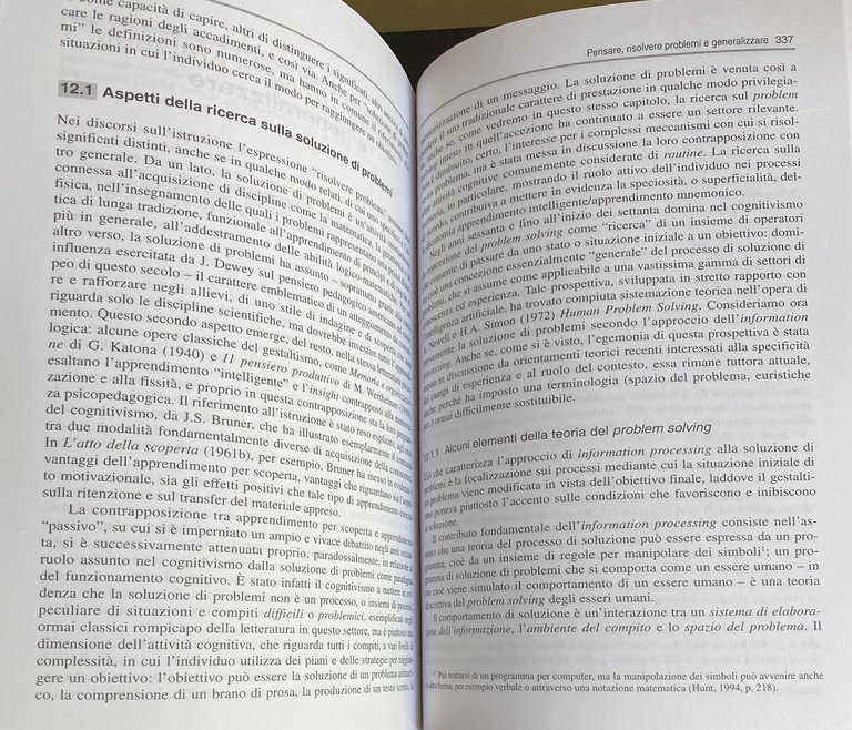 PSICOLOGIA DELL'APPRENDIMENTO SCOLASTICO. ASPETTI COGNITIVI E MOTIVAZIONALI