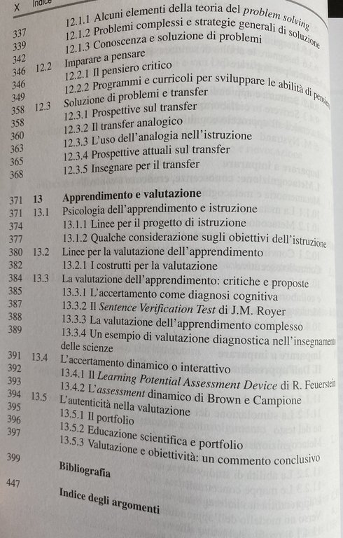 PSICOLOGIA DELL'APPRENDIMENTO SCOLASTICO. ASPETTI COGNITIVI E MOTIVAZIONALI