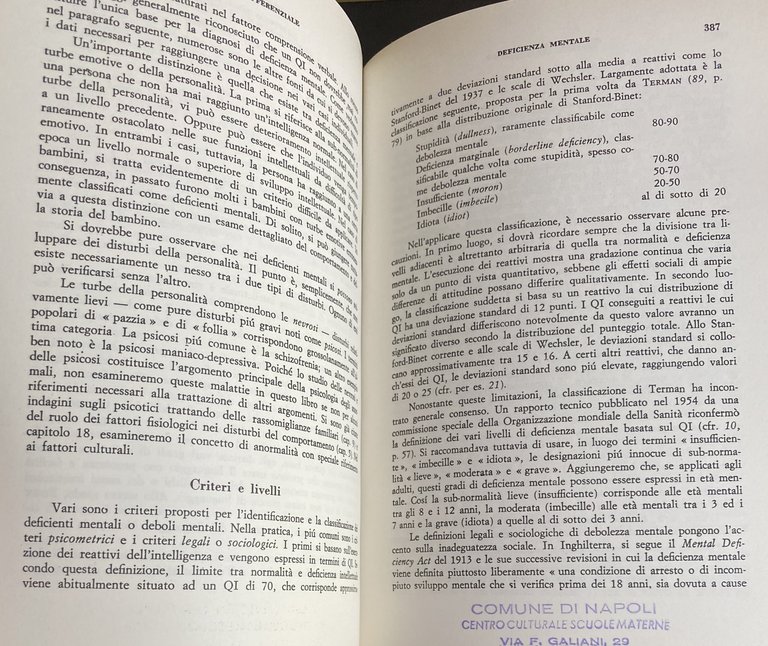 PSICOLOGIA DIFFERENZIALE. DIFFERENZE DI COMPORTAMENTO INDIVIDUALI E DI GRUPPO