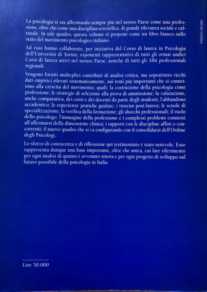 PSICOLOGIA FUTURA. A CURA DI FELICE PERUSSIA, DANIELA CONVERSO, ANNA …