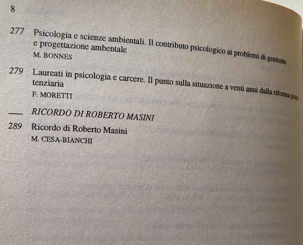 PSICOLOGIA FUTURA. A CURA DI FELICE PERUSSIA, DANIELA CONVERSO, ANNA …