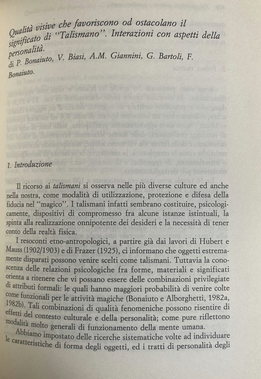 PSICOPATOLOGIA CULTURA E PENSIERO MAGICO
