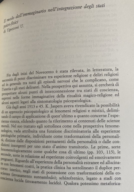 PSICOPATOLOGIA CULTURA E PENSIERO MAGICO