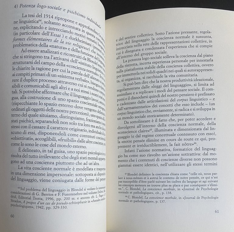 PSICOPATOLOGIA E SCIENZE SOCIALI IN CHARLES BLONDEL