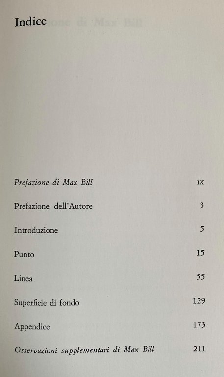 PUNTO, LINEA, SUPERFICIE. CONTRIBUTO ALL'ANALISI DEGLI ELEMENTI PITTORICI