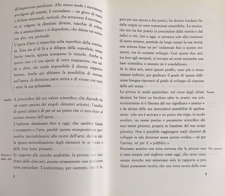 PUNTO, LINEA, SUPERFICIE. CONTRIBUTO ALL'ANALISI DEGLI ELEMENTI PITTORICI