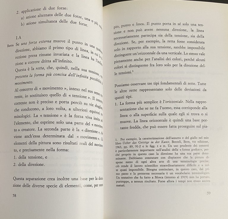 PUNTO, LINEA, SUPERFICIE. CONTRIBUTO ALL'ANALISI DEGLI ELEMENTI PITTORICI