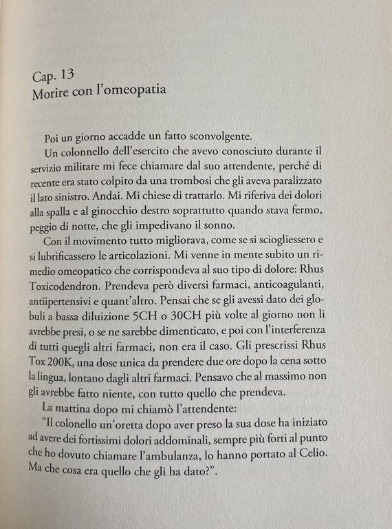 QUARANT'ANNI DI ACQUA FRESCA. UNA VITA NELL'OMEOPATIA