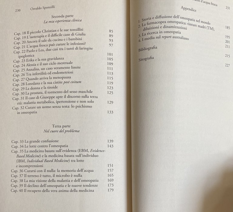 QUARANT'ANNI DI ACQUA FRESCA. UNA VITA NELL'OMEOPATIA