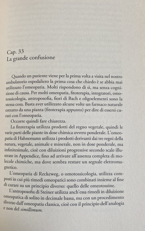 QUARANT'ANNI DI ACQUA FRESCA. UNA VITA NELL'OMEOPATIA