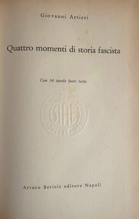 QUATTRO MOMENTI DI STORIA FASCISTA | Immagine Gallery 2