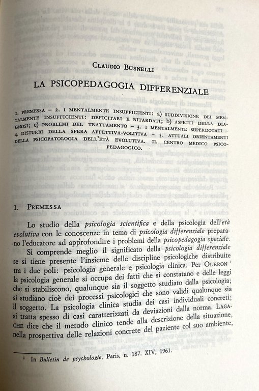 QUESTIONI DI PSICOLOGIA. PRINCIPI E APPLICAZIONI PER PSICOLOGI, MEDICI, INSEGNANTI …