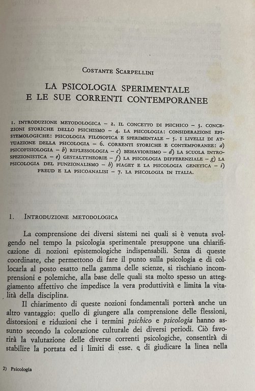 QUESTIONI DI PSICOLOGIA. PRINCIPI E APPLICAZIONI PER PSICOLOGI, MEDICI, INSEGNANTI …