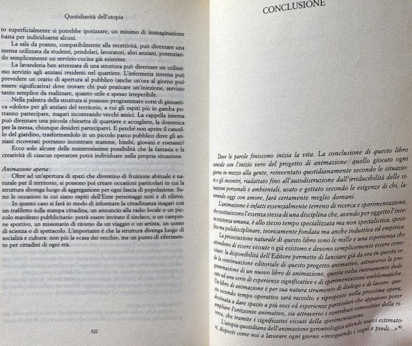 QUOTIDIANITÀ DELL'UTOPIA. VERSO UNA NUOVA FRONTIERA DELLA VITA DEGLI ANZIANI