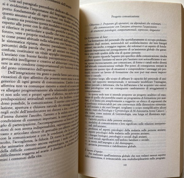 QUOTIDIANITÀ DELL'UTOPIA. VERSO UNA NUOVA FRONTIERA DELLA VITA DEGLI ANZIANI