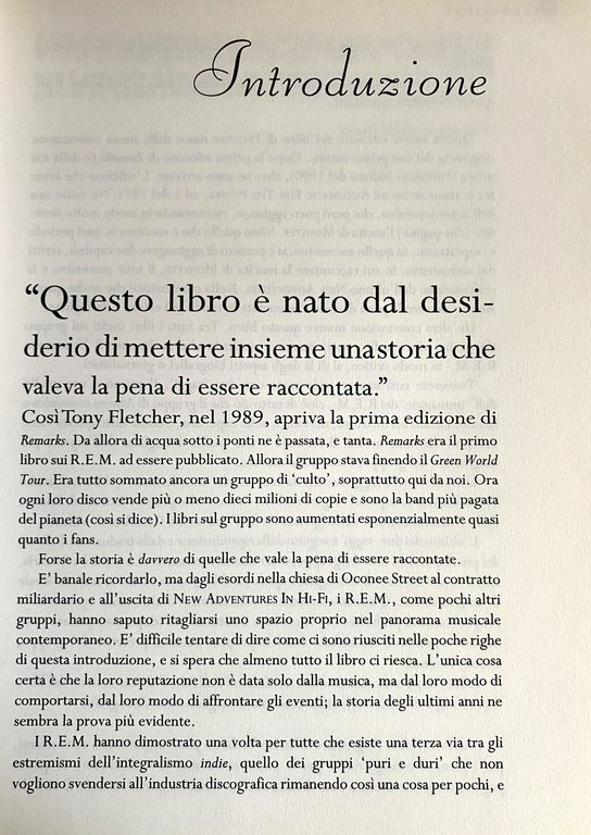 R.E.M. VECCHIE STORIE, NUOVE AVVENTURE