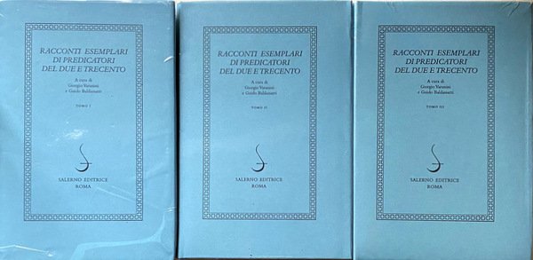 RACCONTI ESEMPLARI DI PREDICATORI DEL DUE E TRECENTO. A CURA …