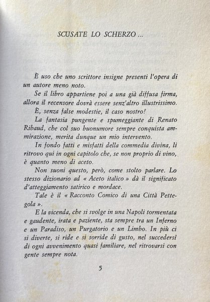 RACCONTO COMICO DI UNA CITTÀ PETTEGOLA