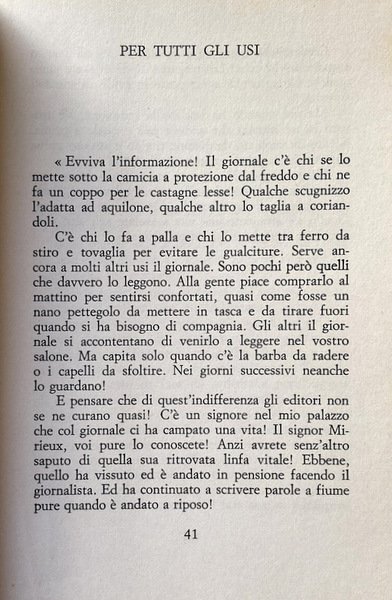 RACCONTO COMICO DI UNA CITTÀ PETTEGOLA