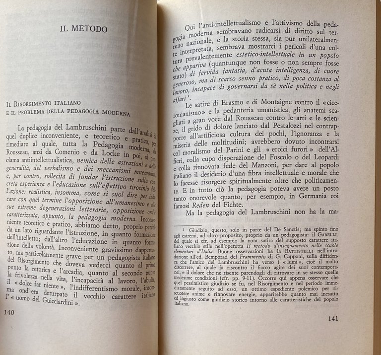 RAFFAELLO LAMBRUSCHINI E LA PEDAGOGIA ITALIANA DELL'OTTOCENTO